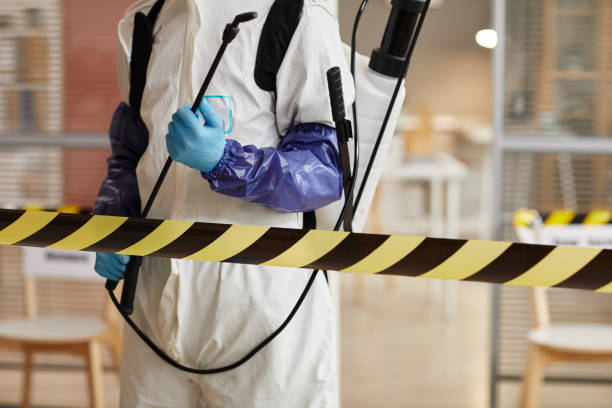 Professional Unattended Death Cleanup technician working in Hampton, NE